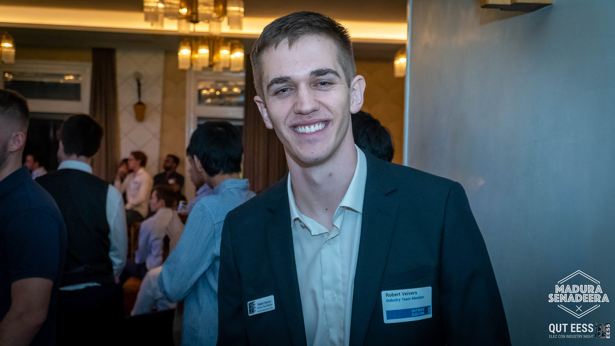 a laptop on a wood table